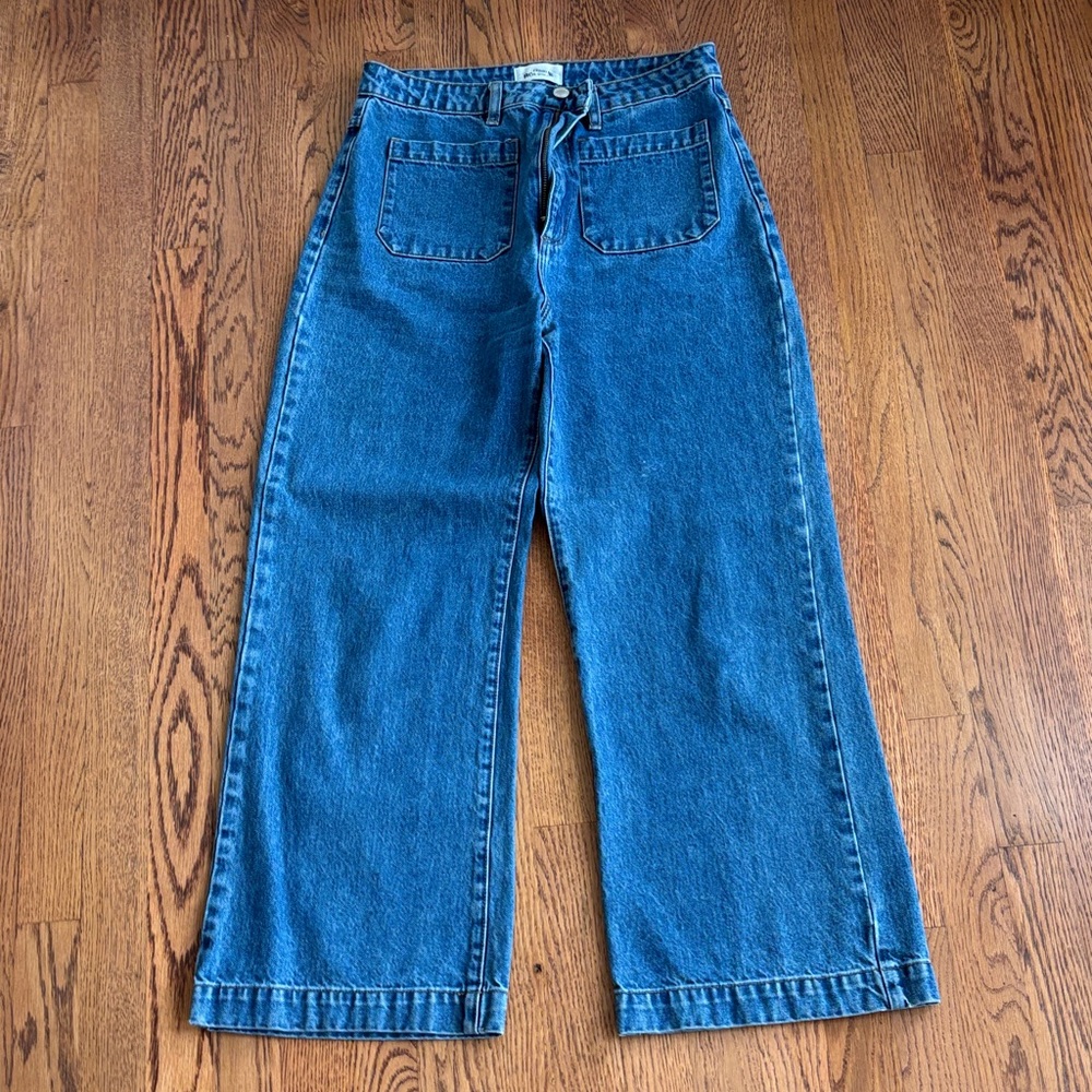 ROLLA'S High-Rise Wide-Leg Denim Jeans size 30